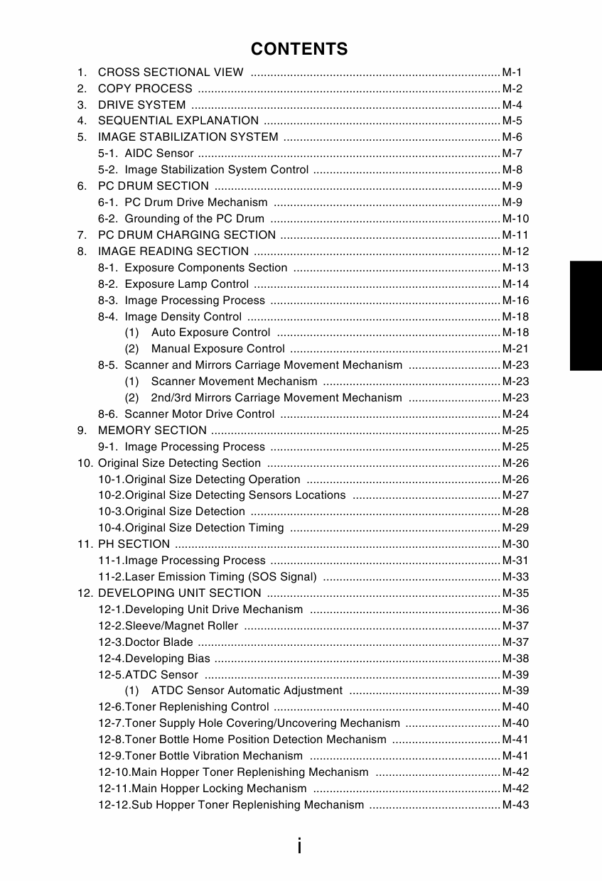 Konica-Minolta MINOLTA Di470 GENERAL Service Manual-3